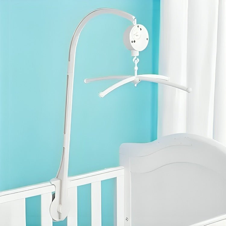 Support mobile bébé compatible avec lit à barreaux, berceau classique et parc bébé