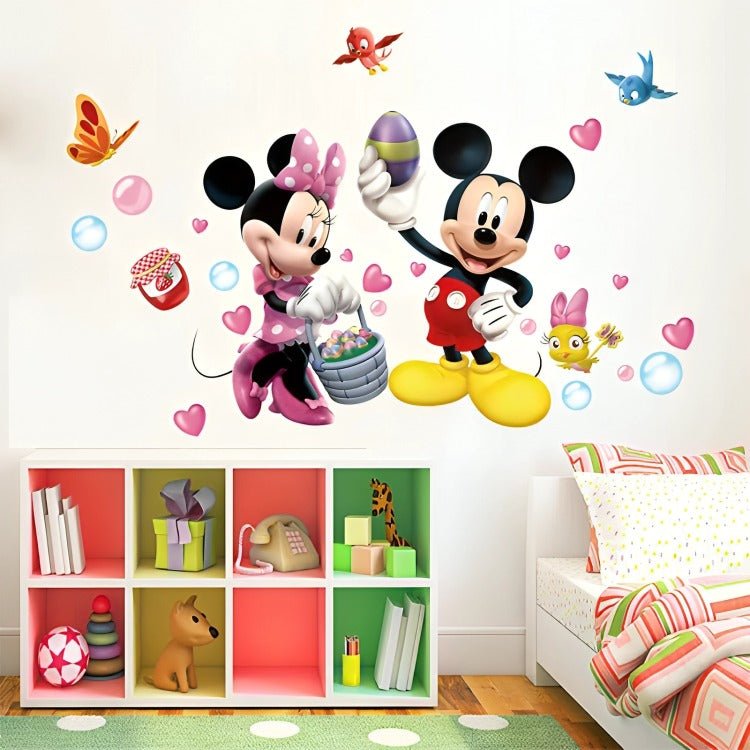 Stickers muraux Disney Magic avec Mickey et Minnie - décoration magique pour chambre d’enfant