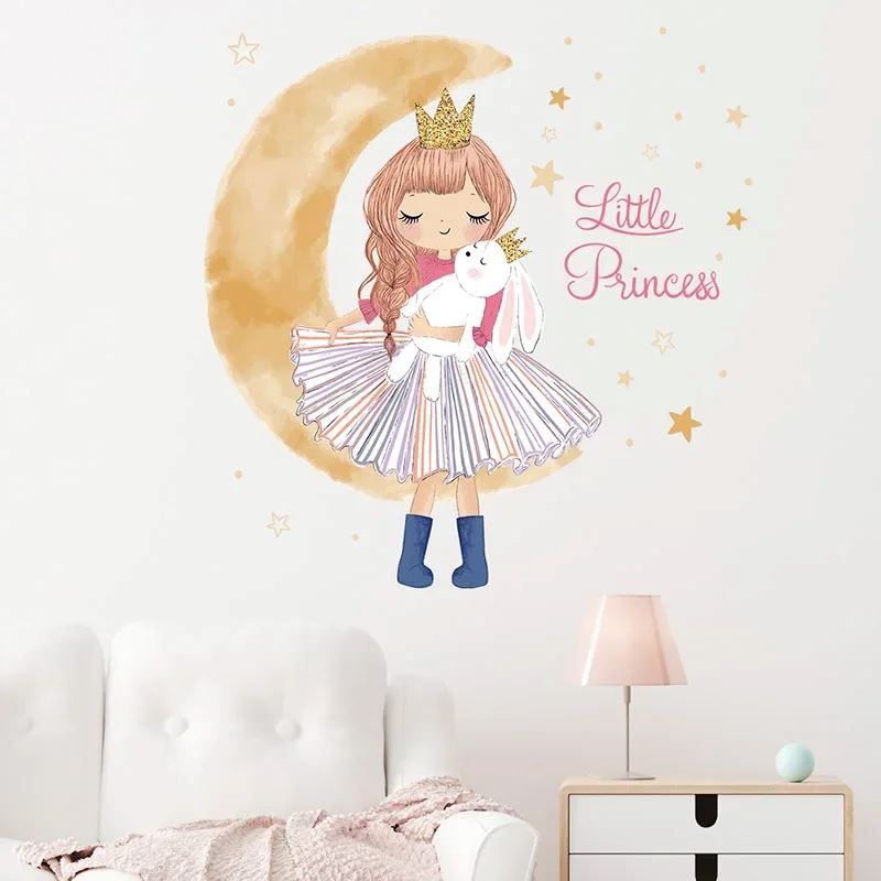 Stickers muraux chambre princesse – Décoration féerique pour une chambre de fille avec PrincesseSticker™