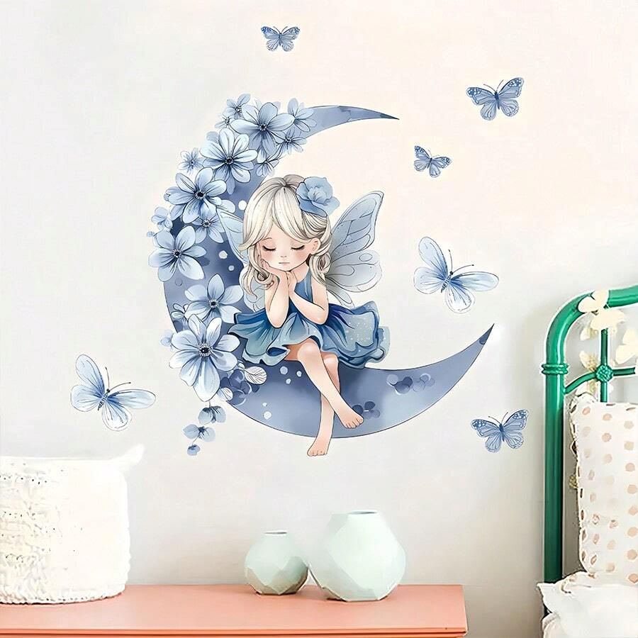 Stickers adhésifs vinyle haute qualité pour chambre de fille - Ambiance conte de fées