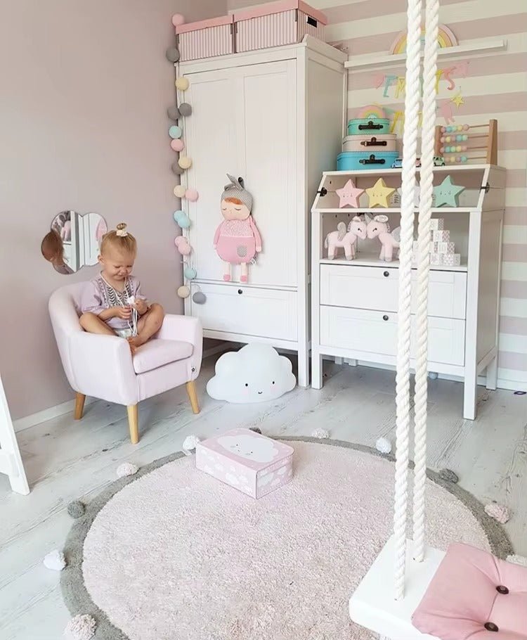 Espace de jeu sécurisé pour bébé avec le tapis doux et épais Sweet Cozy