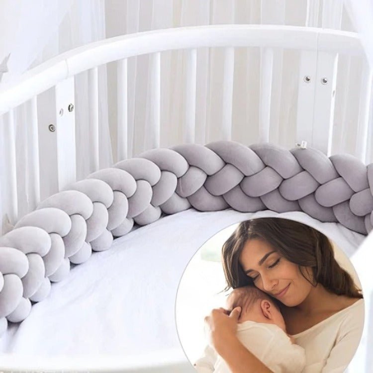 Tour de Lit Tressé - SoftGray™, vous investissez dans un produit qui accompagnera votre enfant bien au-delà de ses premiers mois