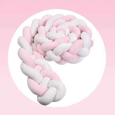 la Tresse De Lit Bébé-Prempink White™ offre un confort optimal tout en assurant la sécurité de votre petit