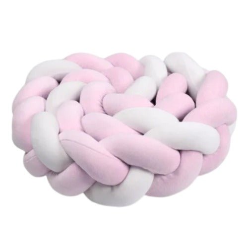 la Tresse De Lit Bébé-Prempink White™ stimulent doucement les sens de votre bébé