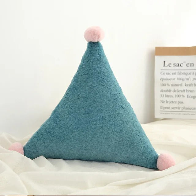 Coussin bébé étoile verte 45x42 cm décor chambre bébé