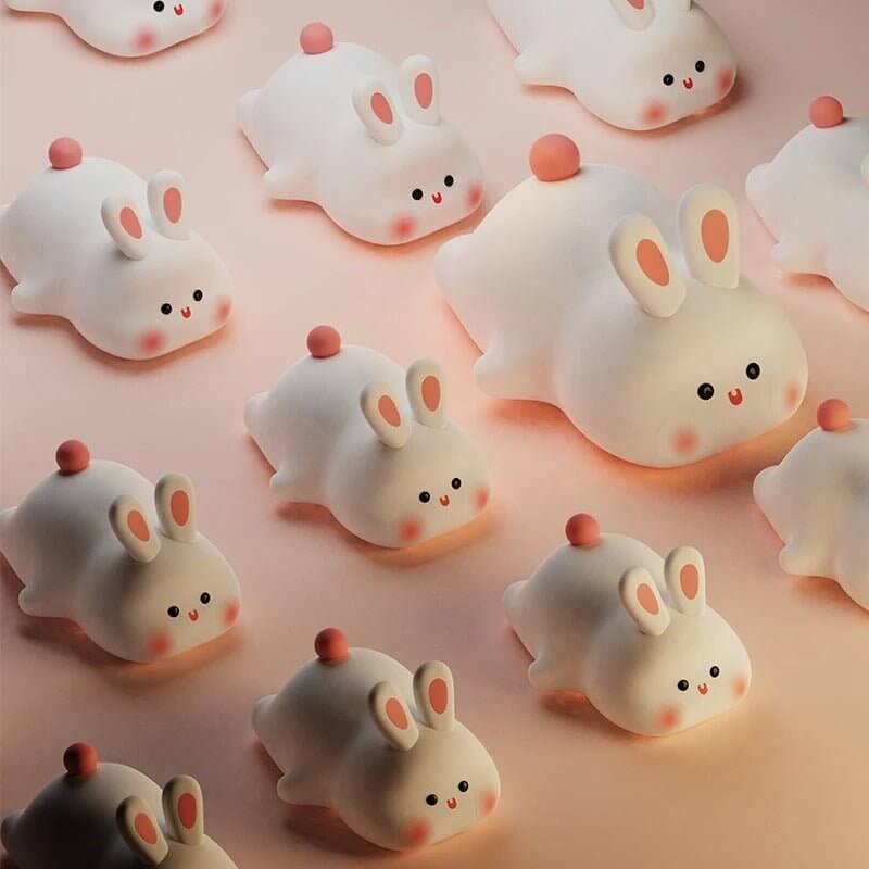 Veilleuse lapin douceur - le compagnon de nuit idéal pour les nourrissons et parents