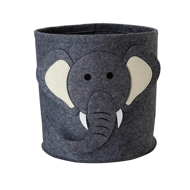 Panier de rangement animalier pour jouets – modèle éléphant, design ludique pour enfant