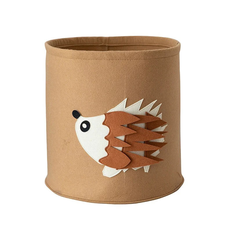 Boîte de rangement en feutre à motif animal – rangement pratique et décoratif pour enfants