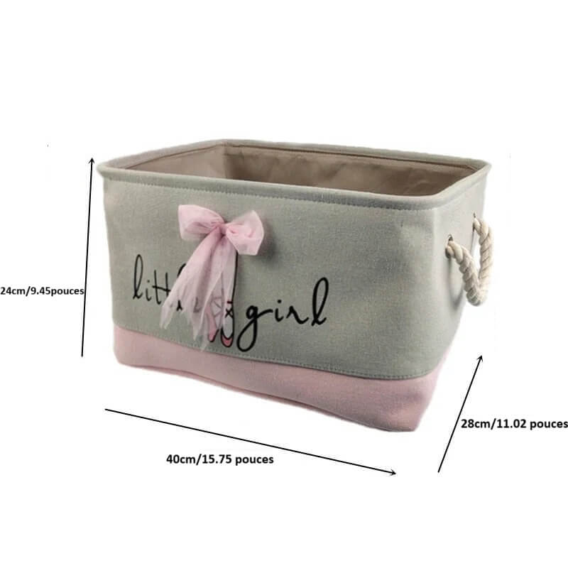 Boîte de rangement pour enfants fille pratique