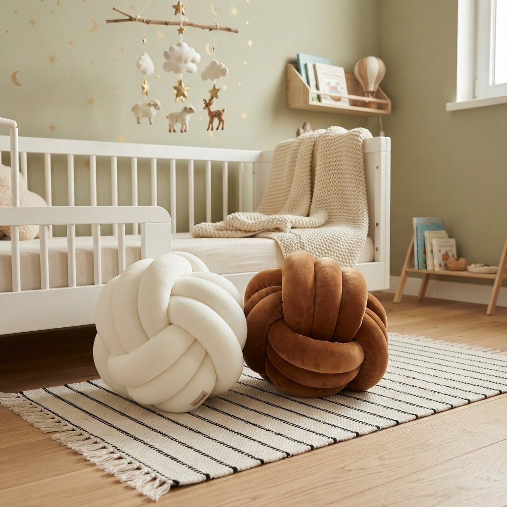 Coussin pour lit bébé boule décoratif