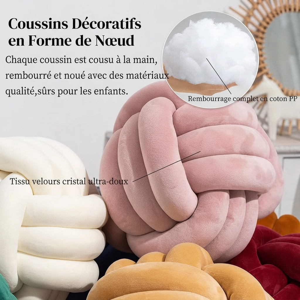 Coussin boule pour lit bébé doux et moelleux