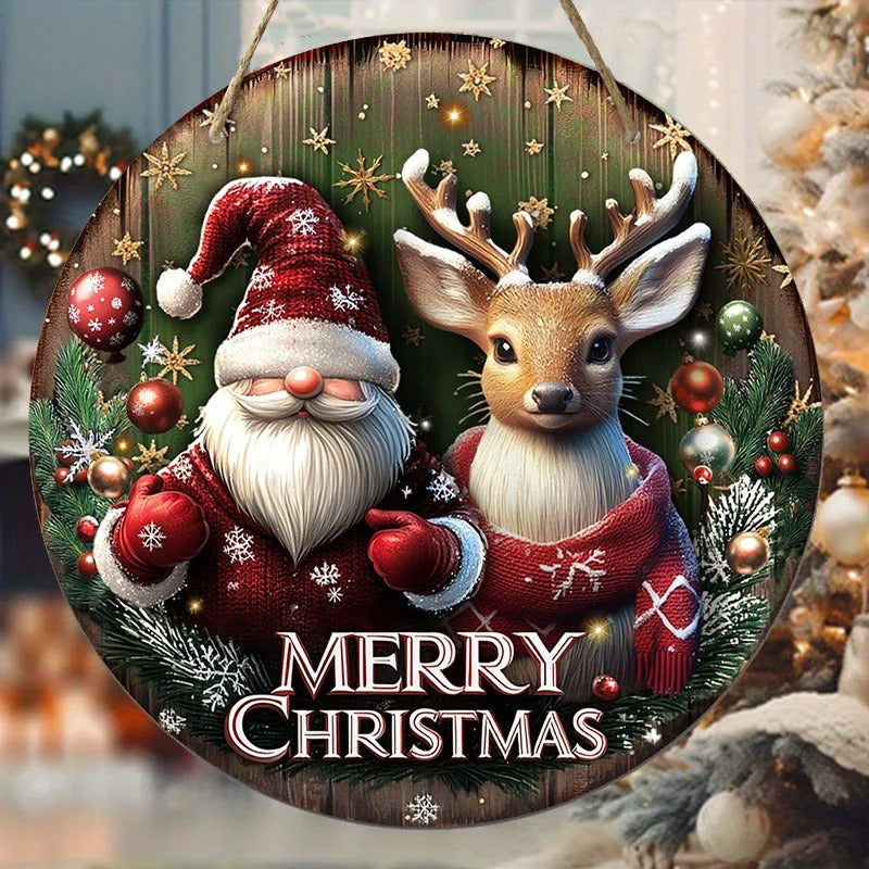 Lanterne décorative en bois , ambiance festive authentique pour Noël"