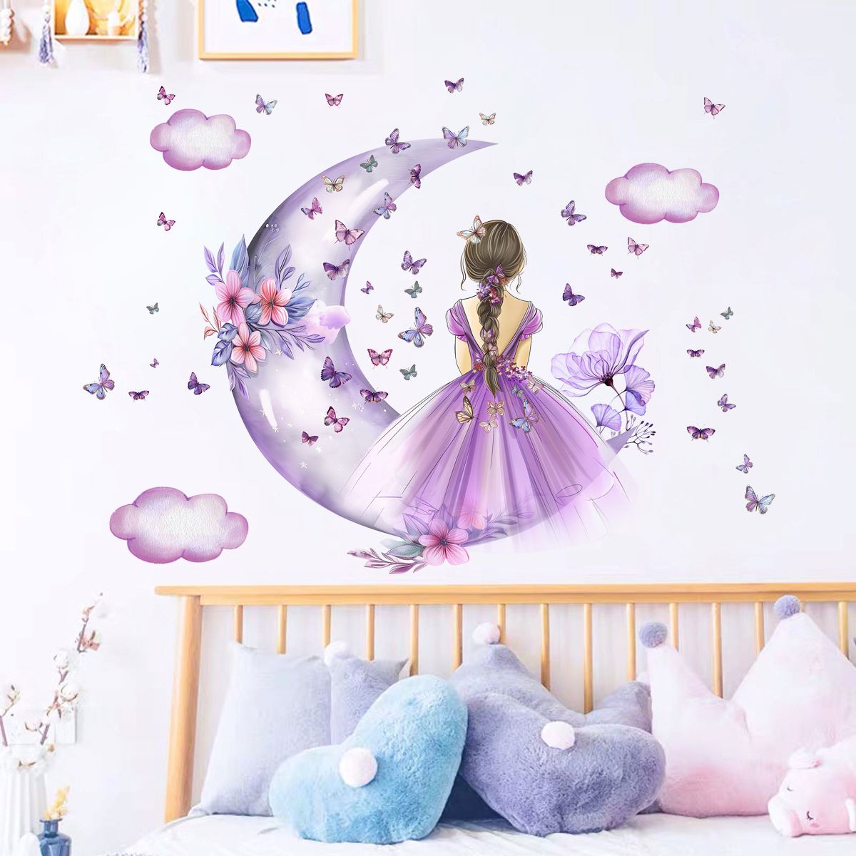 PrincesseSticker™ - Lune Mauve - Royaume de Bébé