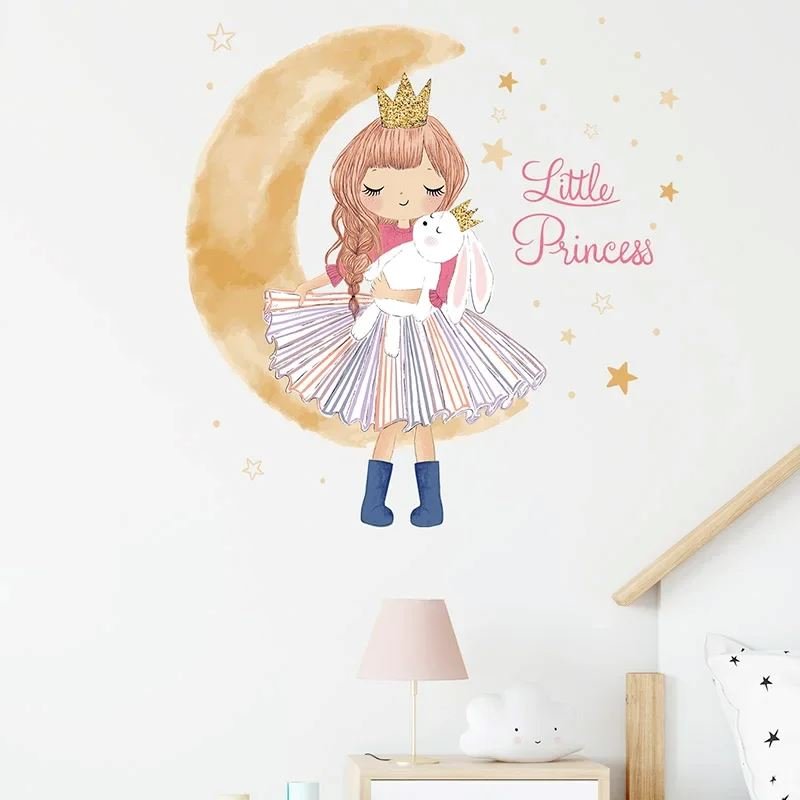 PrincesseSticker™ - Lune Beige - Royaume de Bébé