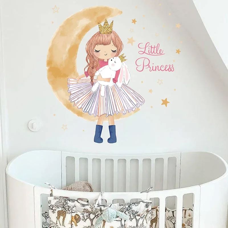 PrincesseSticker™ - Lune Beige - Royaume de Bébé