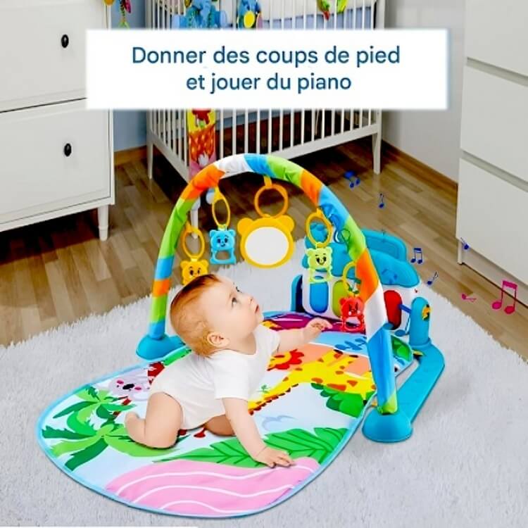 Tapis d'Éveil Bébé Musical piano à pidale pour bébé