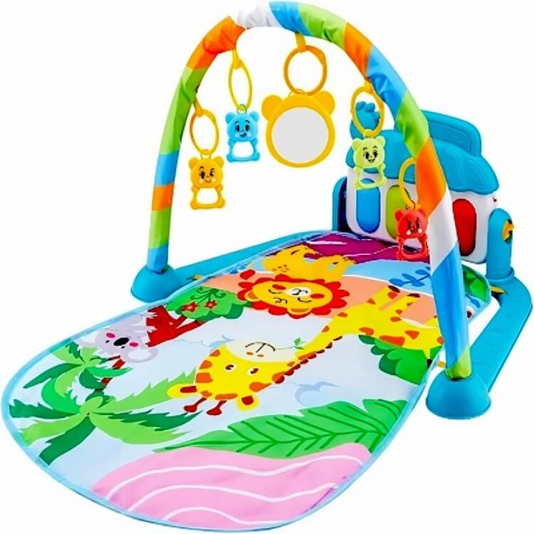 Le tapis d'Eveil Bebe Musical est fabriqué à partir de matériaux doux et hypoallergéniques