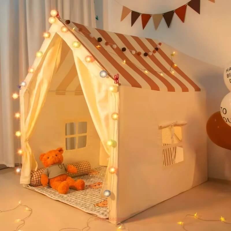 Maison de jeu pliable pour enfants facile à monter sans outils"