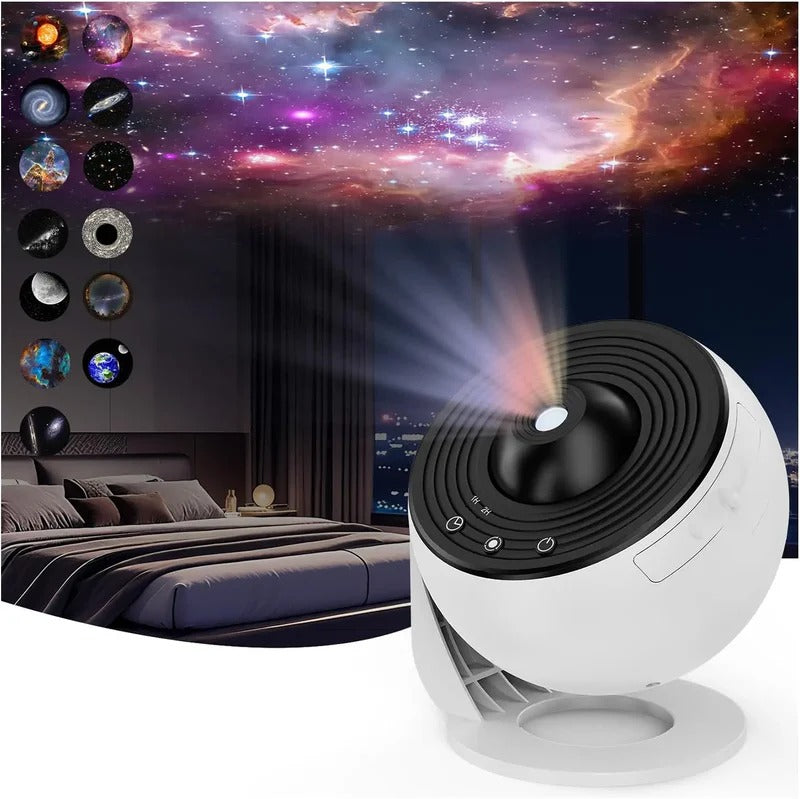 Veilleuse Bébé Projecteur Magique diffusant des lumières douces et des projections féeriques pour accompagner bébé vers un sommeil paisible.