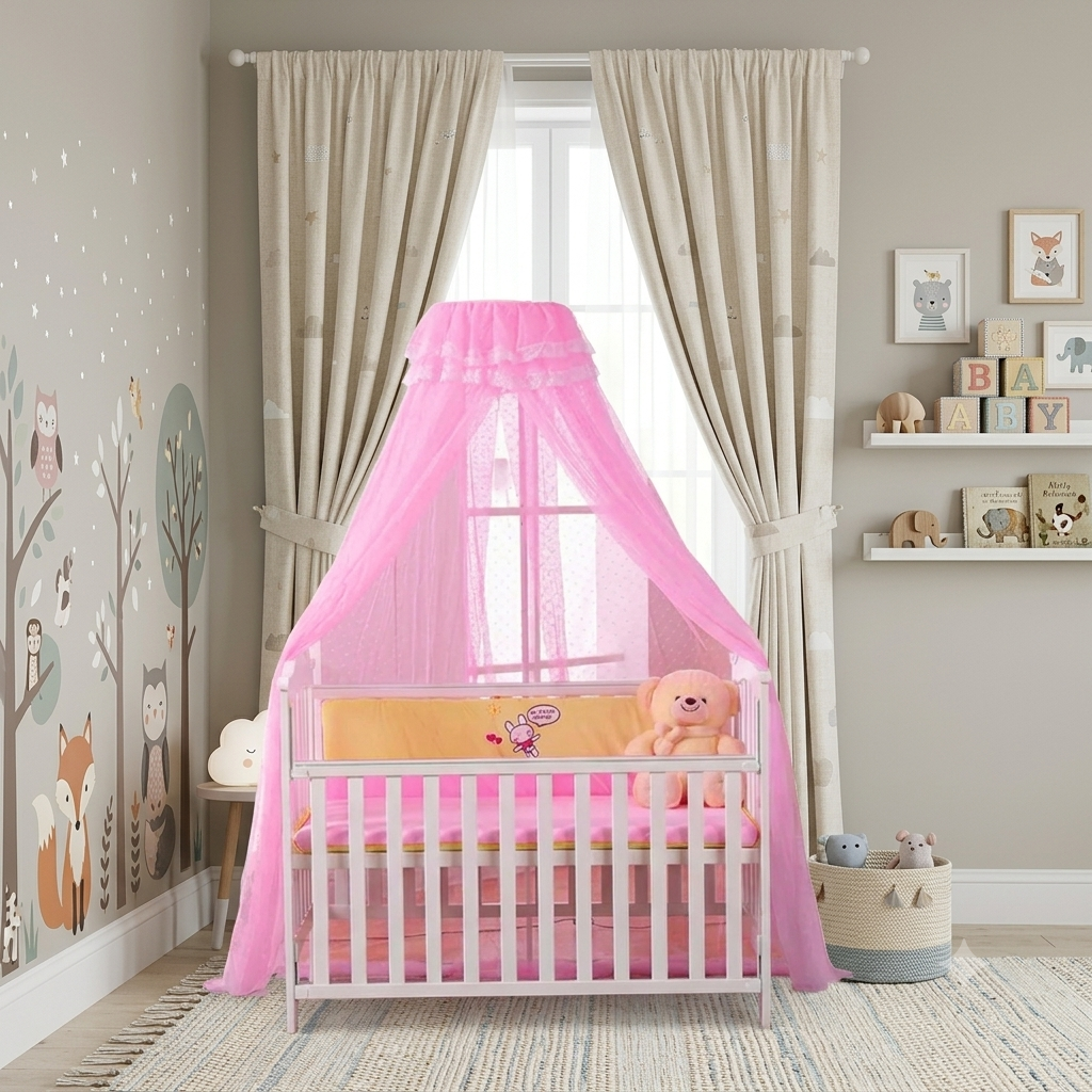 Ciel d'ange bébé rose élégant et respirant 