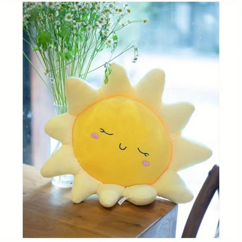 Coussin doux pour chambre d'enfant inspiré du ciel enchanté