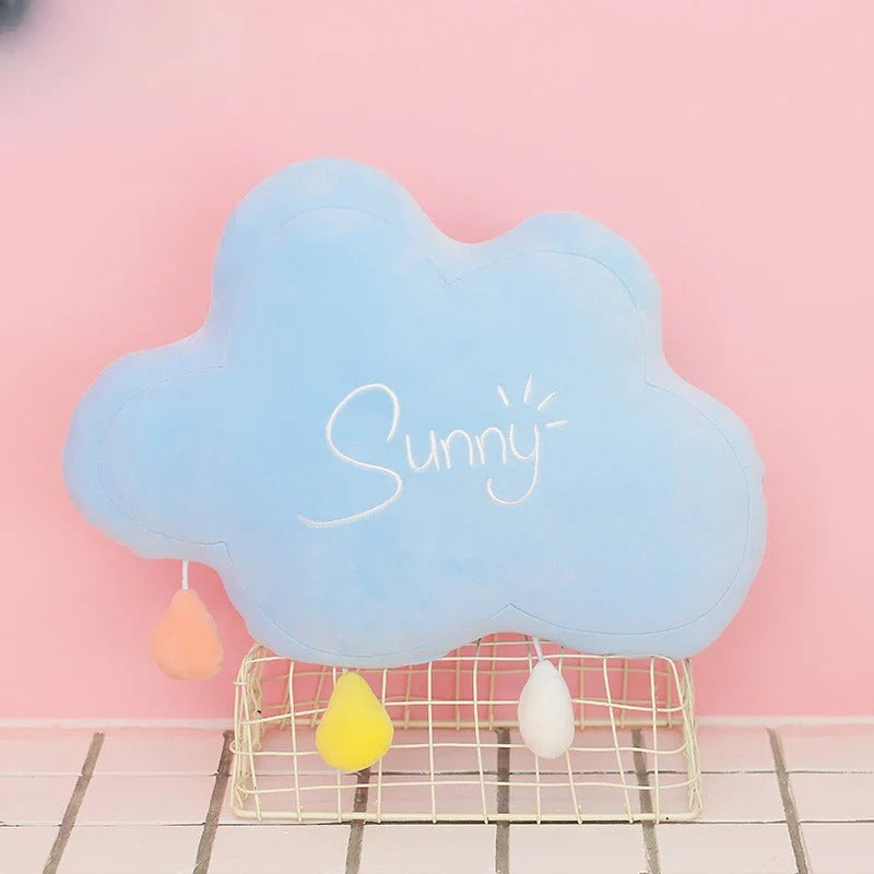 Coussin nuage décoratif pour chambre de bébé moderne et chaleureuse