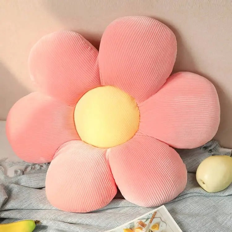 Coussin pour lit bébé fleur douce rose, accessoire décoratif confortable pour chambre de bébé élégante