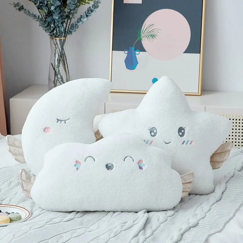 Coussin décoratif en peluche pour lit bébé ultra doux, confortable et tendance.