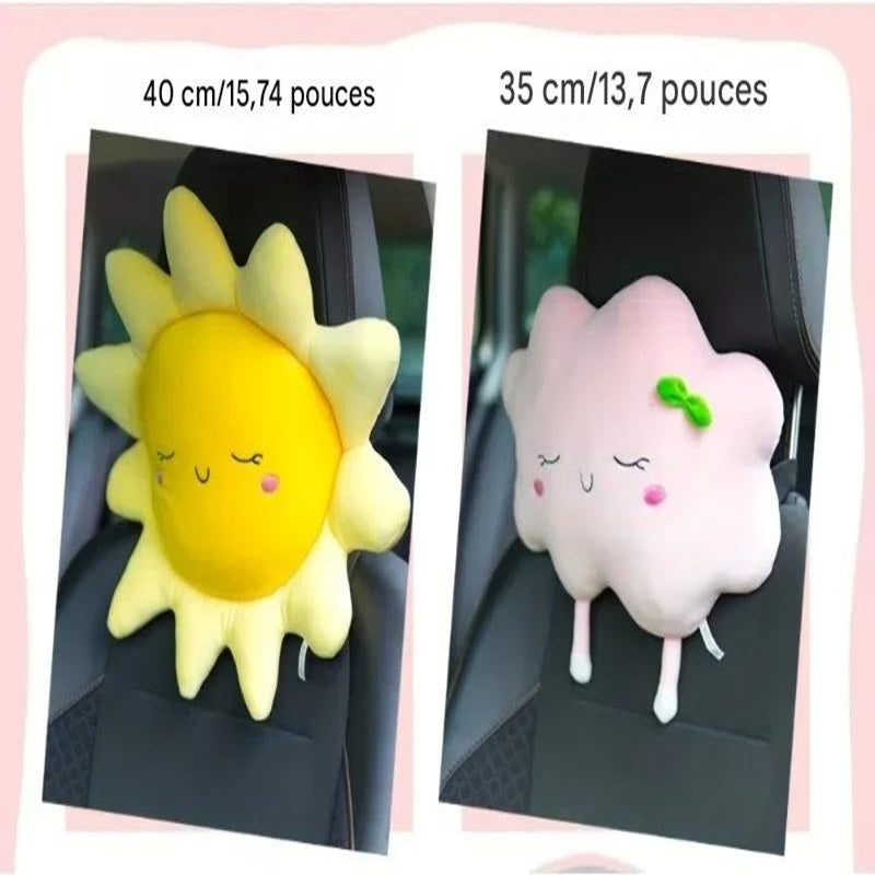 Dimensions du Coussin pour lit bébé Ciel Enchanté avec soleil et nuage