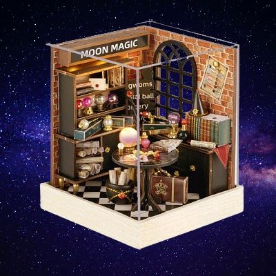 Jeu créatif et éducatif en bois – Puzzle 3D maison de poupée
