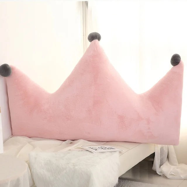 Grande couronne rose coussin bébé chambre enfant