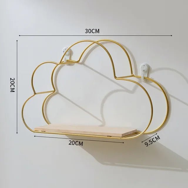 Vue d’ensemble d’une chambre d’enfant mettant en valeur l’étagère KidWallShelf™ et sa touche nordique.