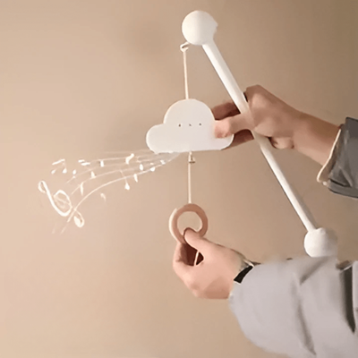 Mobile Bébé - Boîte à Musique Cloud Melody est facile à installer et à utiliser
