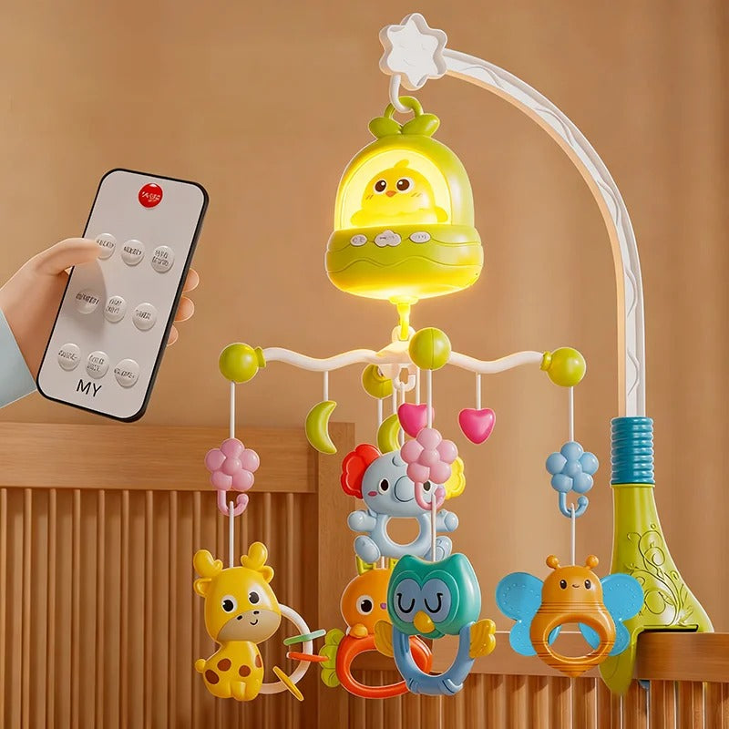 Mobile bébé avec télécommande pour contrôle à distance des fonctions