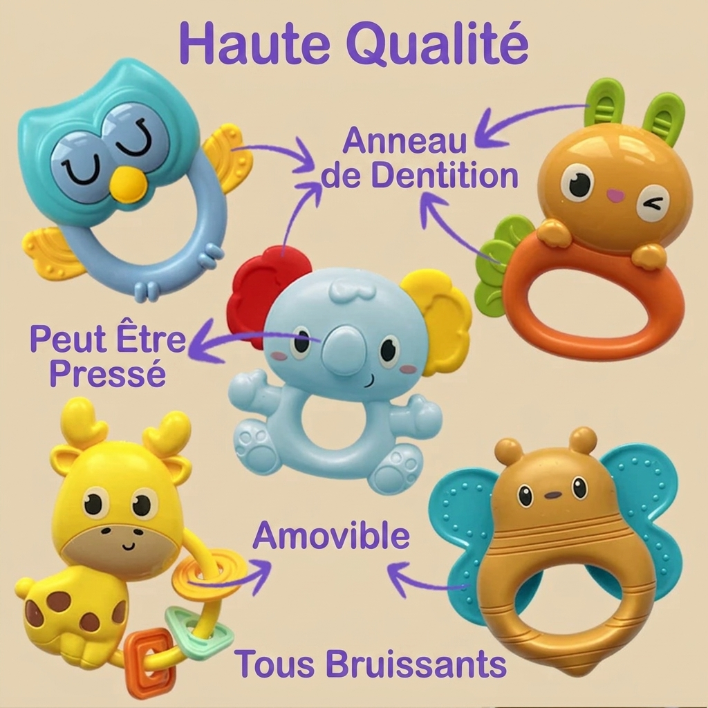 Mobile musical bébé avec lumière douce et effet apaisant pour endormir le nourrisson.