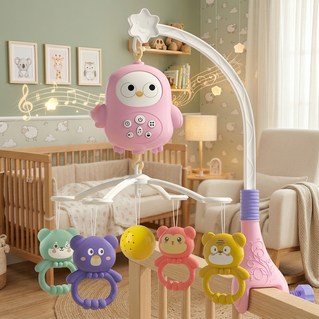 Mobile musical bébé avec musique douce pour aider bébé à dormir paisiblement
