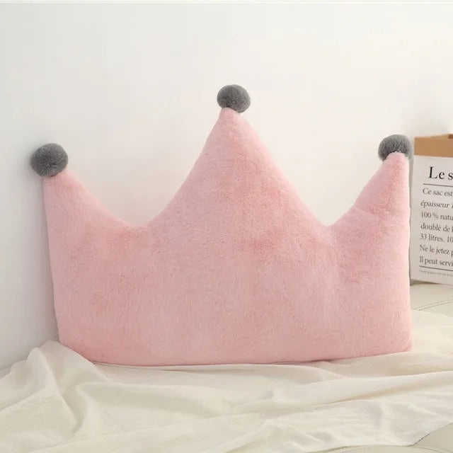 Petite couronne rose coussin bébé doux pour lit enfant