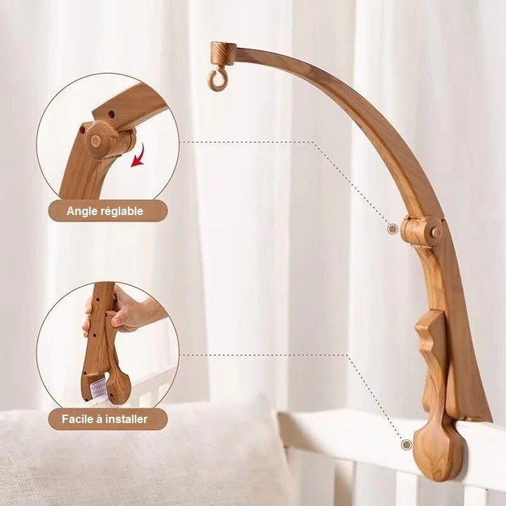 upport Mobile Bébé se fixe en un clin d'œil sur n'importe quel lit grâce à son système de clip ingénieux