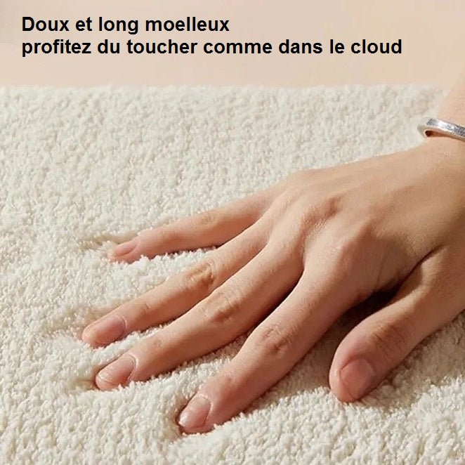 Tapis bébé Cuddly Cloud blanc offrant isolation thermique et acoustique – idéal pour sommeil paisible et confort quotidien