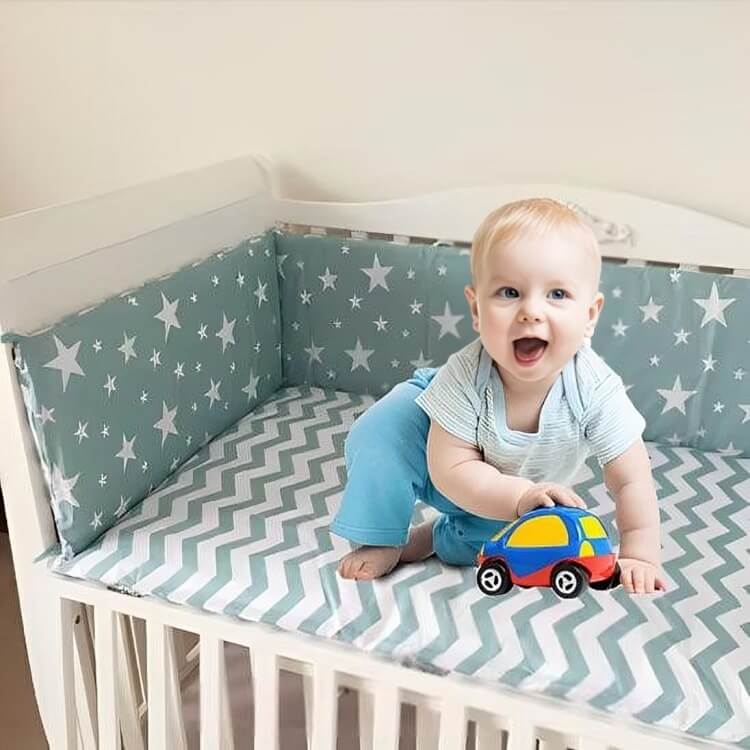Tour De Lit Bébé Étoilé - StarGlow™ - Royaume de Bébé