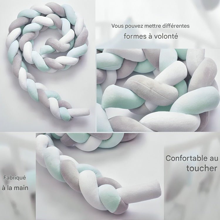 Tresse De Lit Bébé - Greenpearl White™ - Royaume de Bébé