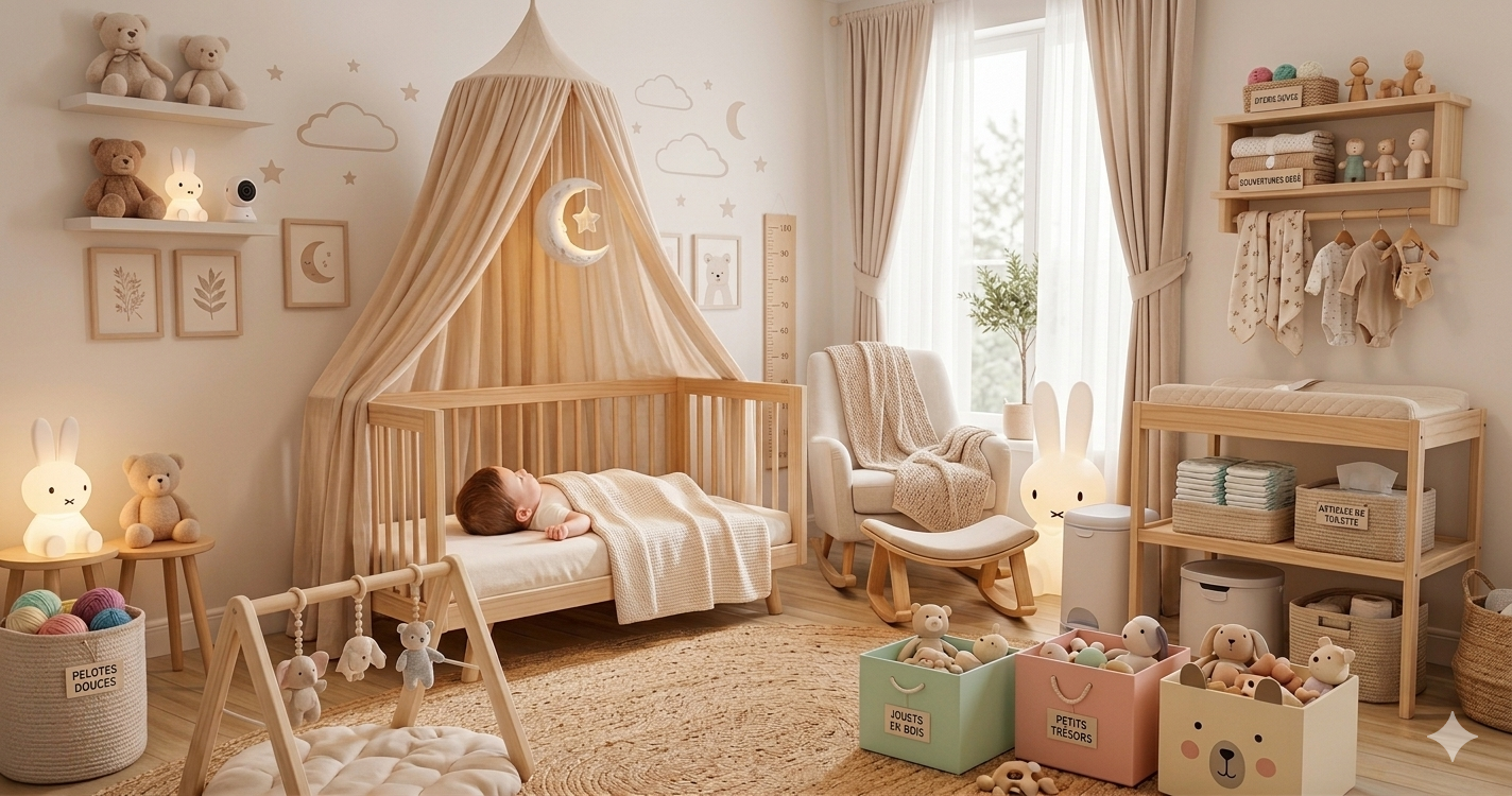 Décoration chambre bébé univers enchanté BébéDécoration